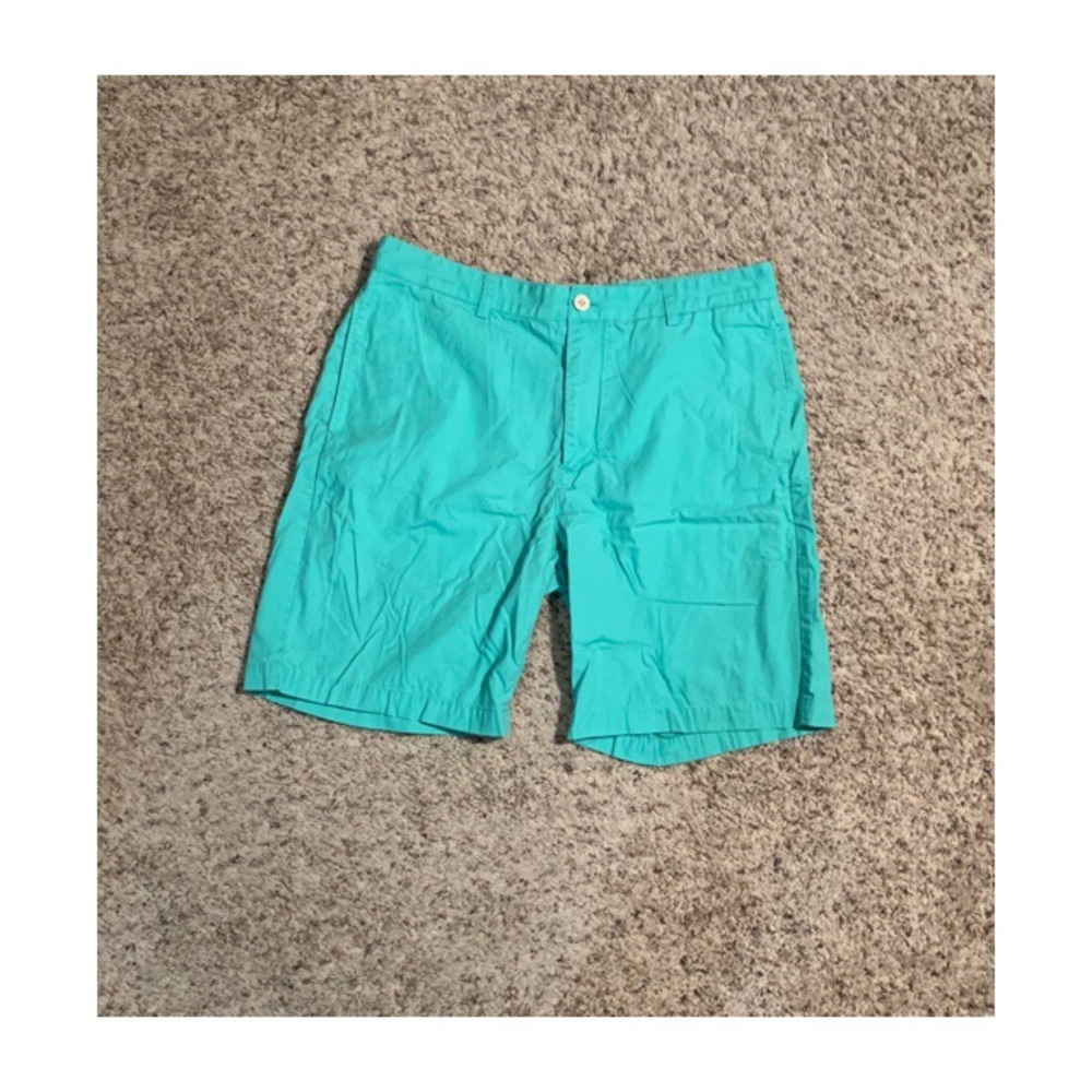 Turquoise men’s vineyard vines 9 inch shorts